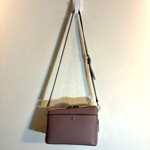 HANDBAG REPUBLIC Shoulder Crossbody Bag Purse Structured Gold Hardware NEW Purse